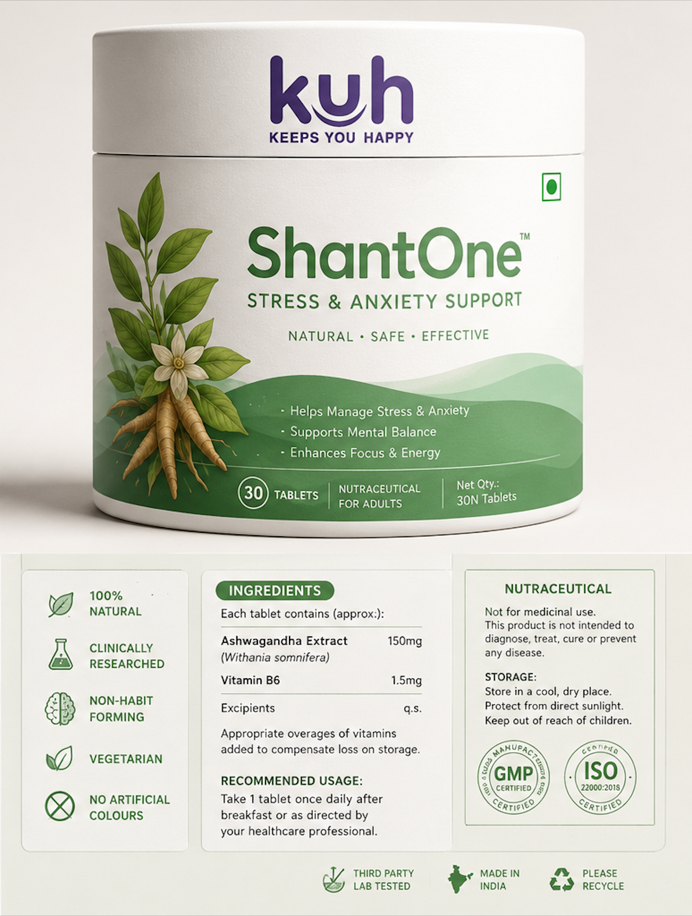 ShantOne packaging